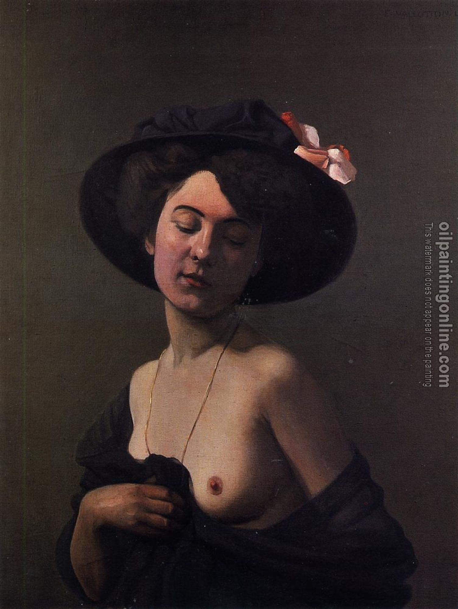 Felix Vallotton - Woman with a Black Hat